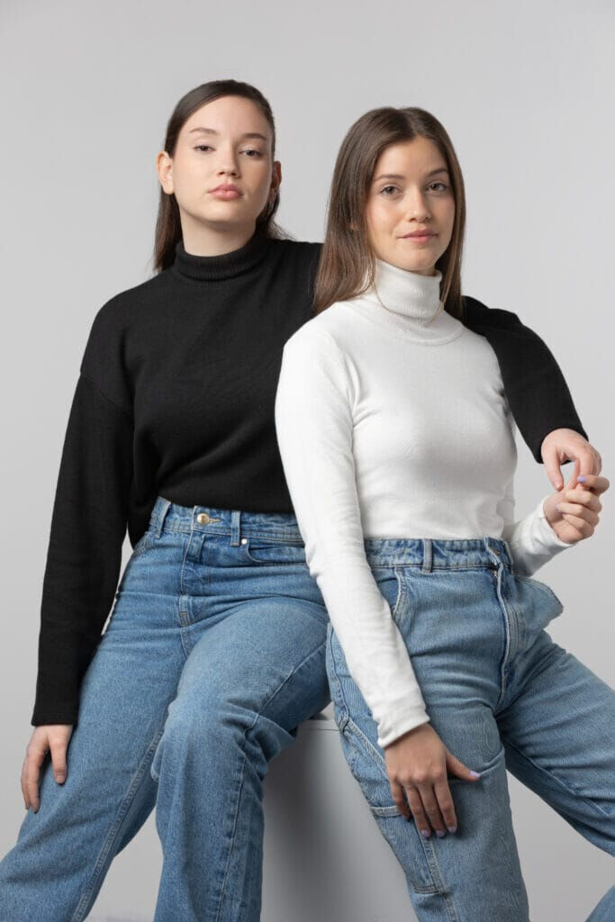 Turtleneck sweater dresses are a winter staple that combines comfort with style.